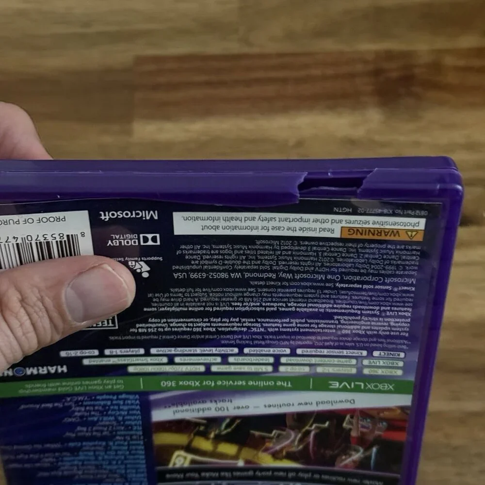 Dance Central 3 (Xbox 360, 2012) Kinect Over 40 Amazing Songs BROKEN CASE READ!!